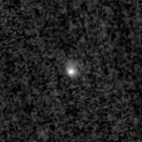 F150W image, 3.2 arcsec across, north up