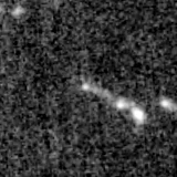 F200W image, 3.2 arcsec across, north up