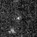 F115W image, 3.2 arcsec across, north up