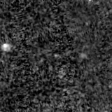 F090W image, 3.2 arcsec across, north up