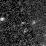 F200W image, 3.2 arcsec across, north up