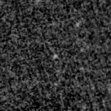 F150W image, 3.2 arcsec across, north up