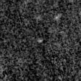 F200W image, 3.2 arcsec across, north up