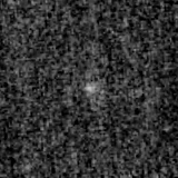 F150W image, 3.2 arcsec across, north up