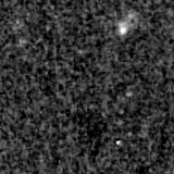 F115W image, 3.2 arcsec across, north up