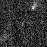 F200W image, 3.2 arcsec across, north up