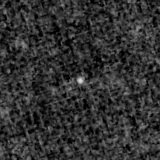 F200W image, 3.2 arcsec across, north up