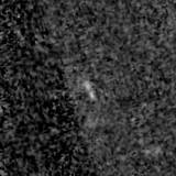 F090W image, 3.2 arcsec across, north up