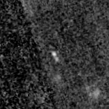 F200W image, 3.2 arcsec across, north up