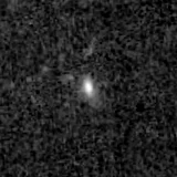 F090W image, 3.2 arcsec across, north up