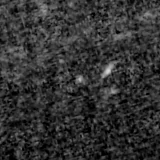 F150W image, 3.2 arcsec across, north up