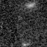 F090W image, 3.2 arcsec across, north up