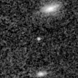 F200W image, 3.2 arcsec across, north up