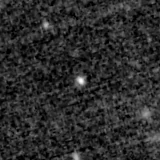 F150W image, 3.2 arcsec across, north up