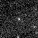 F200W image, 3.2 arcsec across, north up