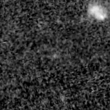 F115W image, 3.2 arcsec across, north up