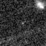 F200W image, 3.2 arcsec across, north up