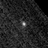 F115W image, 3.2 arcsec across, north up