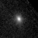 F200W image, 3.2 arcsec across, north up