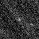 F150W image, 3.2 arcsec across, north up