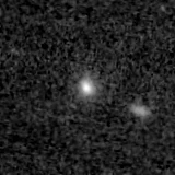 F200W image, 3.2 arcsec across, north up