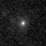 F150W image, 3.2 arcsec across, north up