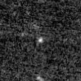 F200W image, 3.2 arcsec across, north up