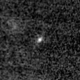F150W image, 3.2 arcsec across, north up