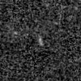 F200W image, 3.2 arcsec across, north up