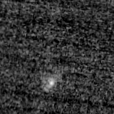 F090W image, 3.2 arcsec across, north up