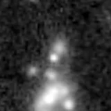 F277W image, 3.2 arcsec across, north up