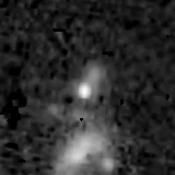 F356W image, 3.2 arcsec across, north up