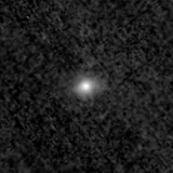F150W image, 3.2 arcsec across, north up