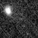 F150W image, 3.2 arcsec across, north up