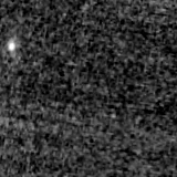 F090W image, 3.2 arcsec across, north up