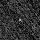 F115W image, 3.2 arcsec across, north up