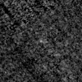 F150W image, 3.2 arcsec across, north up