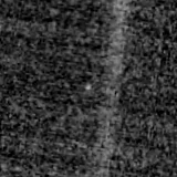 F090W image, 3.2 arcsec across, north up
