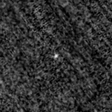 F150W image, 3.2 arcsec across, north up
