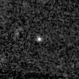 F200W image, 3.2 arcsec across, north up