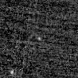F090W image, 3.2 arcsec across, north up