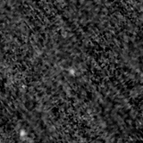 F115W image, 3.2 arcsec across, north up