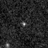 F200W image, 3.2 arcsec across, north up