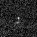 F200W image, 3.2 arcsec across, north up