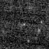 F200W image, 3.2 arcsec across, north up