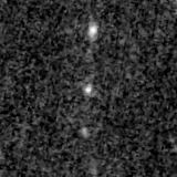 F115W image, 3.2 arcsec across, north up
