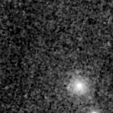 F090W image, 3.2 arcsec across, north up