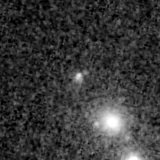 F150W image, 3.2 arcsec across, north up