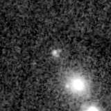 F200W image, 3.2 arcsec across, north up