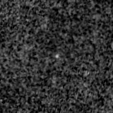 F090W image, 3.2 arcsec across, north up